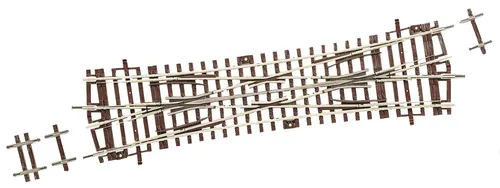 H0 RocoLine Doppelkreuzungsweiche 42451 - 230mm - Gleismaterial für Modelleisenbahnen, ermöglicht flexible Fahrtrouten und optimiert den Verkehrsfluss auf Ihrer Anlage.