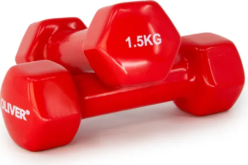 Oliver Vinyl Hantelpaar - rot in rot von Oliver
