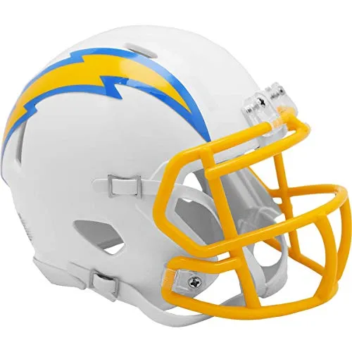 Riddell NFL Los Angeles Chargers Speed Mini Fußballhelm - American Football Helm mit offiziellen Team-Logos und Farben, ideal für Fans und Sammler. Offizielles NFL-Lizenzprodukt für 2020!