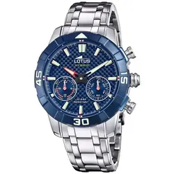 Lotus 18810/3 CONNECTED Hybrid Uhr - Edelstahl Chronograph mit Bluetooth - Chronograph für Herren mit Bluetooth®-Technologie, wasserdicht bis 10 bar und elegantem Design. Ideal für sportliche Aktivitäten und den Alltag.
