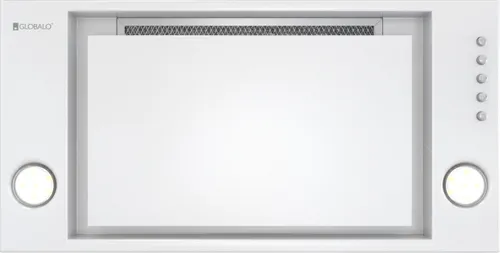 Dunstabzugshaube Unterbaufähig 525 m3/h Edelstahl 60cm, GLOBALO Retio 60.1 White