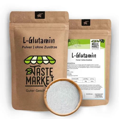 L-Glutamin Pulver | Ohne Zusätze | 99% rein | L-Glutamin Aminosäure 1 kg