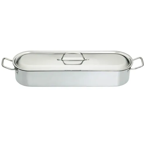 KitchenCraft Besuguera Fischpochierkessel aus Edelstahl