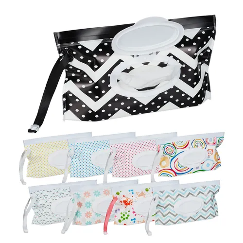 Feuchttücher Taschen 9er Set Feuchttuchbeutel unterwegs Baby Feuchttuchspender