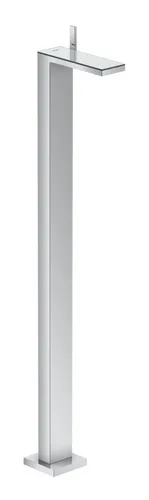 Axor MyEdition Einhebel-Waschtischmischer - Chrom / Spiegelglas - Elegante Waschtischarmatur mit Push-Open Ablaufgarnitur, ideal für modernes Badezimmerdesign und einfache Handhabung.