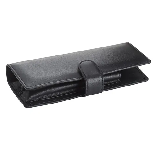 Lamy Stifteetui A402 - Elegantes Echt Leder Etui für 2 Schreibgeräte - Kugelschreiber Etui aus robustem Kalbsleder mit Magnetverschluss, ideal als stilvolle Geschenkverpackung für Ihre Schreibgeräte.