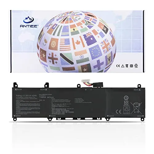 ANTIEE C31N1806 C31PIJ1 Laptop Akku Kompatibel mit ASUS VivoBook S13 X330UA X330UN X330FA X330FL X330FN S330 S330UA S330FA S330FN V330FA V330FN R330UN K330FA K330FN I330FN Series(11.55V 42Wh 3640mAh)