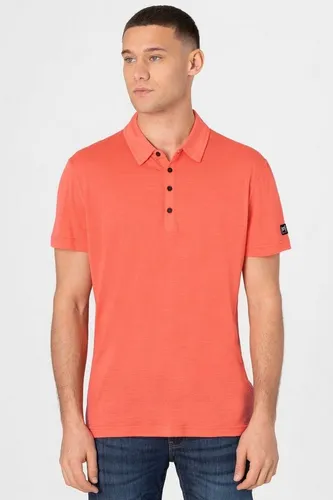 SUPER.NATURAL T-Shirt Merino Poloshirt M TRAVEL POLO pflegeleichter Merino-Materialmix