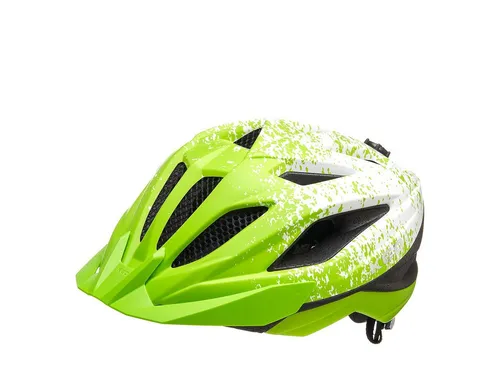 KED Kinderhelm Street Junior, lime green 53-58 cm - Fahrradhelm für Kinder, sicher und stylisch in limettengrün, ideal für kleine Abenteurer ab 2 Jahren mit verstellbarem Größenbereich von 53-58 cm.