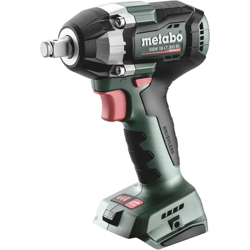 Metabo SSW 18 LT 300 BL Akku-Schlagschrauber 300 Nm 18V - Kompakter Akkuschrauber mit 300 Nm Drehmoment und Metabo Brushless-Motor für höchste Effizienz. Ideal für vielseitige Anwendungen, ausgestattet mit Arbeitslicht und robustem Getriebegehäuse.