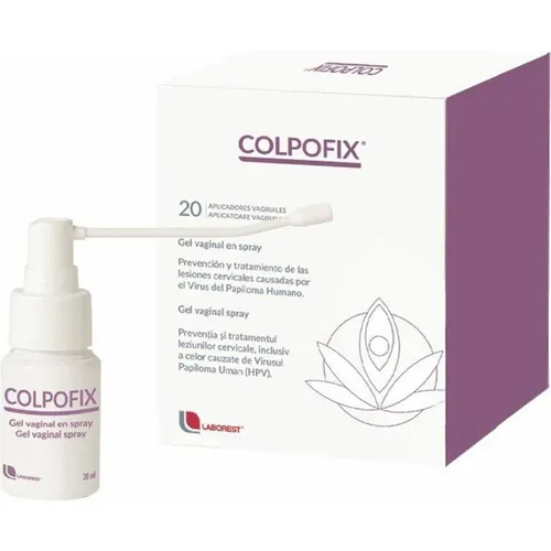 Colpofix Vaginalspray Gel - 20 Kanülen (20ml) - Gleitmittel für die unterstützende Therapie bei vaginaler Trockenheit, mit 20 praktischen Applikatoren für eine einfache Anwendung.