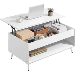 VASAGLE höhenverstellbarer Couchtisch mit verstecktem Fach von VASAGLE