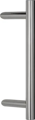 Alpertec Stoßgriff Kos Edelstahl - 8.0 x 40.0 x 3.0 cm - Türgriffe aus langlebigem Edelstahl, ideal für eine moderne und stilvolle Türgestaltung.