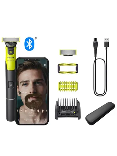 Philips OneBlade 360 QP4631/65 - Folienrasierer für Herren, vielseitig für Gesicht und Körper, mit innovativer Contour-following technology und Dual protection system