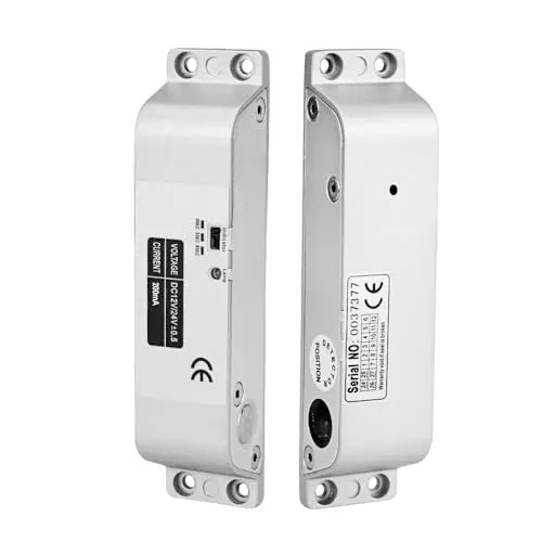 LIBO Smart Home Elektrische Drop Bolt Lock DC 12 V Fail Safe NC Modus Elektronische Türschloss für Zugangskontrolle Sicherheitssystem mit Zeitverzögerung