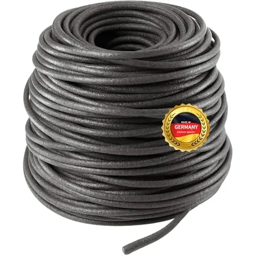 Gedotec PE Rundschnur PROFI Dichtband 8 mm Ø | 10 Meter Dichtschnur [INDUSTRIEQUALITÄT] zur Hinterfüllung von Fugendichtstoffen | Fugen-Dichtung aus Polyethylen | Fugenfüllprofil Schaumstoff rund