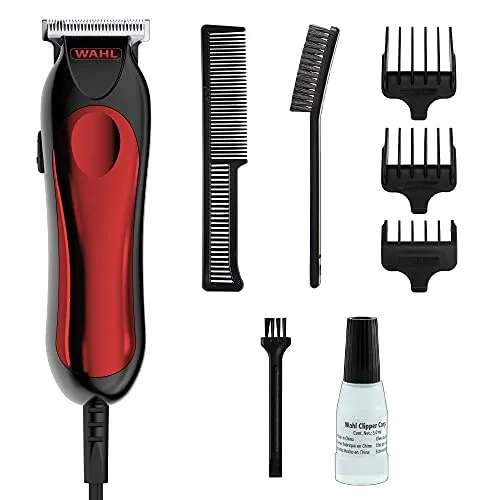 Wahl T-Pro Schnur-T-Klingen-Trimmer - Gesichtshaartrimmer mit präzisionsgeschliffenen T-Klingen für einen ultra-engen Schnitt von 0,5 mm, ideal für Bart-Styling, Konturieren und Rasieren. Kabelgebunden für kontinuierliche Leistung.