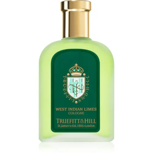 Truefitt & Hill West Indian Limes Eau de Cologne 100 ml - Eau de Cologne für Herren, erfrischender Zitrusduft mit Noten von Limette und Bergamotte, ideal für den täglichen Gebrauch.