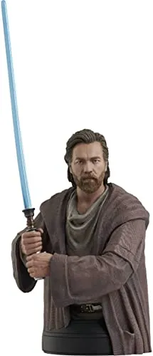 Gentle Giant Star Wars: Obi-Wan Kenobi Büste 1/6 - Limitierte 1/6 Büste von Obi-Wan Kenobi, 15 cm groß, aus hochwertigem Polystone, detailgetreu und ideal für Sammler von Star Wars Merchandise.