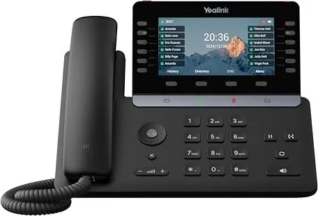 Yealink SIP-T85W VoIP-Telefon mit Rufnummernanzeige
