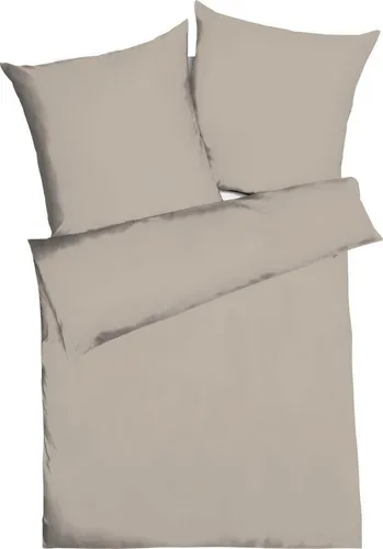 Kaeppel Mako Satin Bettwäsche Uni Cappuccino von Kaeppel
