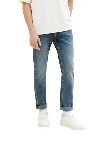 TOM TAILOR Piers Slim Fit Stoffhose - Jeans im Five-Pocket-Style, aus atmungsaktiver Baumwolle für optimalen Tragekomfort. Ideal für lässige Outfits mit schmalem Bein und regulärer Passform.