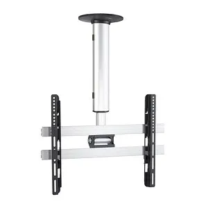 VCM my media TV-Deckenhalterung CM 4 Mini silber - TV-Halterungen für 42-65 Zoll Geräte, neigbar, drehbar und höhenverstellbar für optimale Sicht und Platzersparnis.