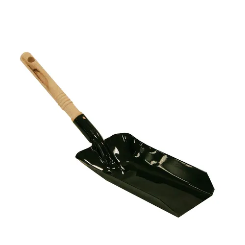 Kohlenschaufel schwarz lackiert