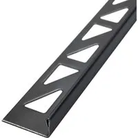 Dalsys Fliesenschiene Edelstahl L-Profil in schwarz von Dalsys