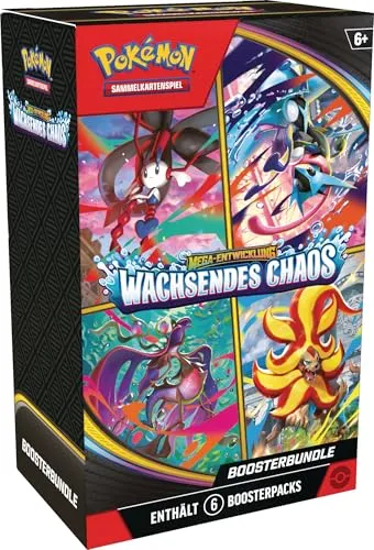 Produktbild Pokémon TCG – ME04 Wachsendes Chaos Boosterbundle – DE