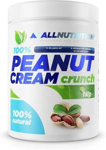 ALLNUTRITION, 100% PEANUT CREAM Crunch  100% Natural Nusscreme 1000g SUPER PREIS