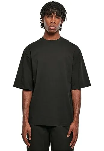 Urban Classics Herren T-Shirt Organic Oversized Sleeve Tee Black S - T-Shirts für Herren, aus 100% Bio-Baumwolle für ein nachhaltiges Tragegefühl und lässigen Oversized-Schnitt.