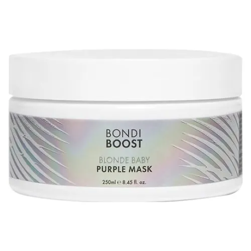 BondiBoost Purple Mask 250 ml - Vegane Haarkur für blonde Haare - Haarkuren für blondes Haar, Toning & Repair Treatment mit violetten Pigmenten, für strahlende Blondtöne und geschmeidiges Haar.