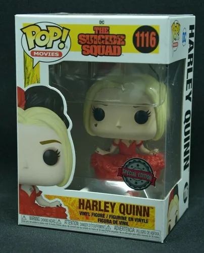 Funko Pop Figur 1116 Harley Quinn - DC Suicide Squad Special Edition - Aufstellfigur & Statue, brandneu in Originalverpackung und ein besonderes Sammlerstück für Fans von DC Comics.