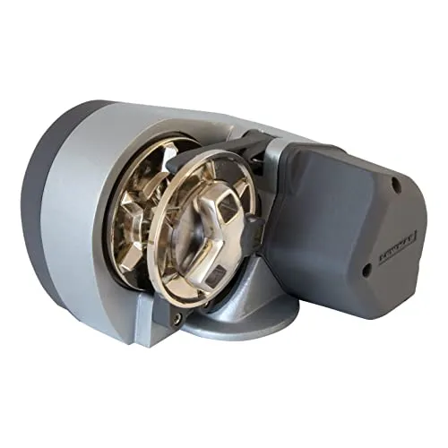 Lewmar Pro Sport 550 12 V Ankerwinde für 6,35 mm G4-Kette, manueller Freifall, maximale Zugkraft 250 kg, Portseite montiert, für Boote 50,8-76,2 cm – 2020201167