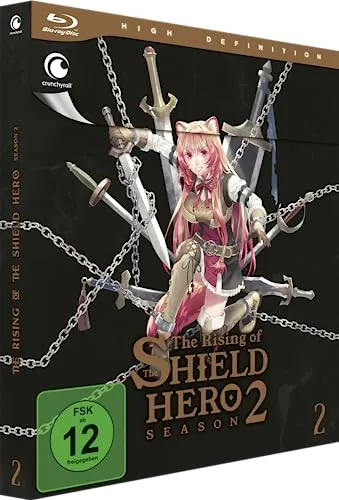 The Rising of the Shield Hero - Staffel 2 - Blu-ray - Beliebte Anime-Serie auf Blu-ray, neu und originalverpackt, ideal für Fans und Sammler.