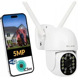 Drehbare IP Kamera Außen Wifi 5MP Ultra HD mit Audio