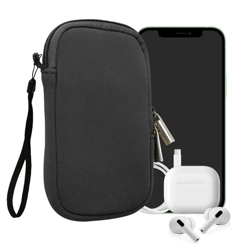 Handytasche Neopren Sleeve Smartphone XS in grau von kwmobile