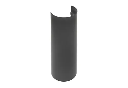 raik Rauchrohr Thermoschild Hitzeschutz 150 mm - Thermoschild für Ofenrohre mit 150 mm Durchmesser, reduziert den Mindestabstand zu brennbaren Materialien auf 400 mm. Einfache Montage und hitzebeständige Lackierung in Gussgrau.