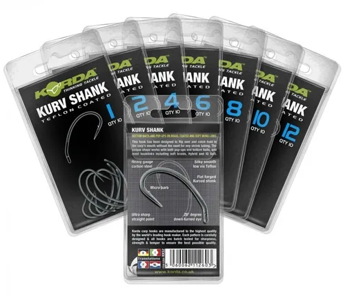 Korda Kurv Shank Gr.4 Karpfenhaken 10 Stk.