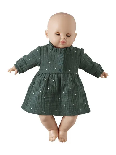 vertbaudet Puppen Accessoires-Set Weiche Puppe mit Schlafaugen, Länge 36 cm