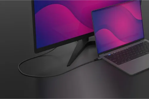 Sitecom CA-1002 USB-C zu HDMI 2.1 Kabel 1,8m - Video Kabel mit 2.1 Unterstützung für gestochen scharfe 4K-Übertragungen, ideal für die Verbindung von Laptops mit HDMI-fähigen Displays.