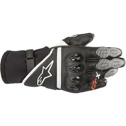 Alpinestars GP X V2 Motorradhandschuhe, schwarz-weiss, Größe 3XL - Sportliche Sommerhandschuhe mit innovativer Außennaht-Handflächenkonstruktion für optimalen Komfort. Perfekt für jeden Fahrstil und ideal kombinierbar mit Lederjacken.