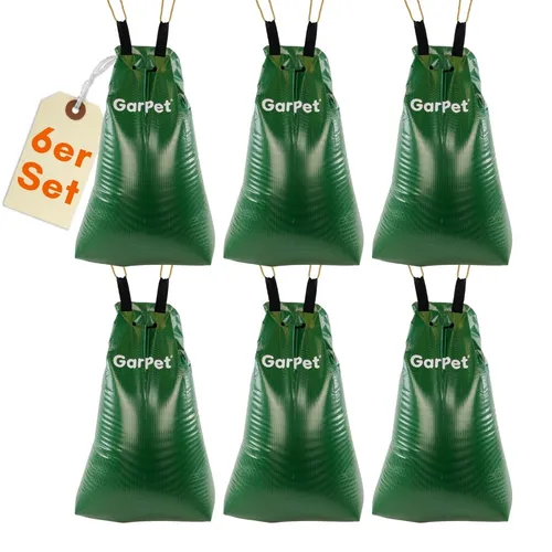 6x Baumbewässerungssack für optimale Baumversorgung - Baum-Bewässerungssack, ideal für effiziente und gleichmäßige Bewässerung von Bäumen, sorgt für gesundes Wachstum und Wasserspeicherung.