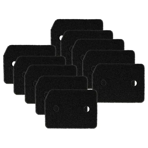 vhbw 10x Sockelfilter kompatibel mit Miele TCF650WP, TCH630WP, TCJ680WP, TCF640WP, TCJ660WP, TCF630WP, TCF620WP, TCJ670WP Wäschetrockner