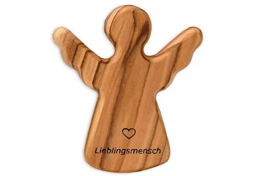 Kassis Engelfigur Schutzengel als Handschmeichler mit Spruch 