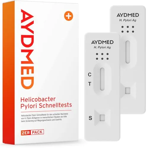 AYDMED Helicobacter Pylori Schnelltest – 2er Set