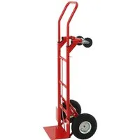 PROREGAL® Sackkarre Multifunktions-Stahlrohr-Sackkarre 200kg - Sackkarren, robuste Stahlrohrkonstruktion mit Gummibereifung für hohe Traglast und vielseitige Einsatzmöglichkeiten.