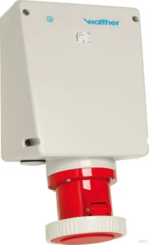Walther Wandsteckdose 125A 5P 400V IP67 von Walther Werke Wandsteckdose CEE-Steckdosen