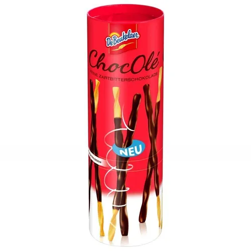 DeBeukelaer ChocOle mit Zartbitterschokolade Gebäck Sticks 75g